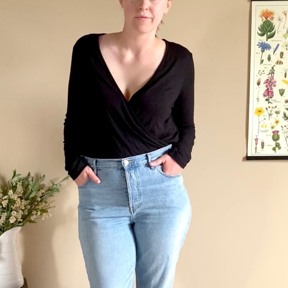 Bamboo Wrap Top - Picture 4 of 5